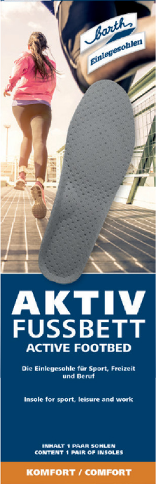 Barth Einlegesohle Aktiv-Fußbett Barth Einlegesohle Aktiv-Fußbett