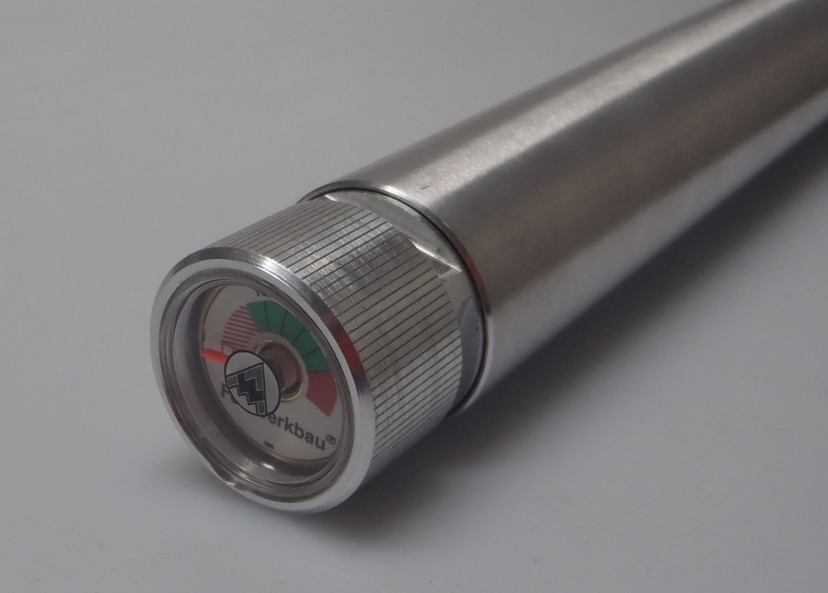 Feinwerkbau Presslufbehälter für Luftgewehre silber