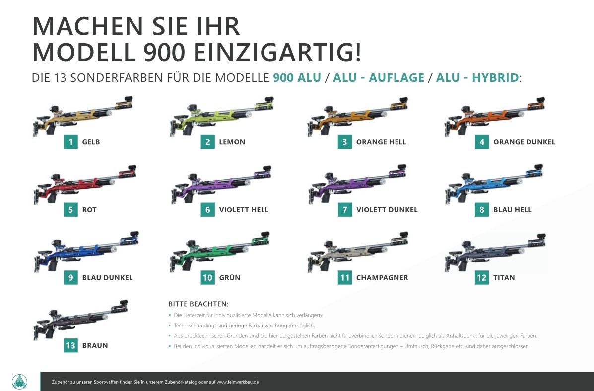 FWB 900 Farben