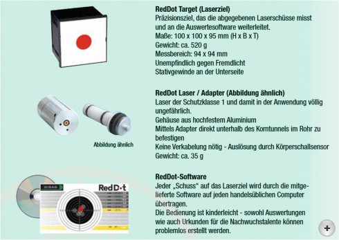 Feinwerkbau Simulator mit RedDot Lasertraining