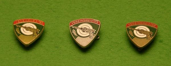 Meisterschaftsabzeichen, Pistole Nr 61 Meisterschaftsabzeichen, Pistole 61 neu