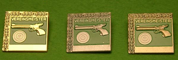 Meisterschaftsabzeichen, Pistole Nr 59 Meisterschaftsabzeichen, Pistole Nr 59 neu