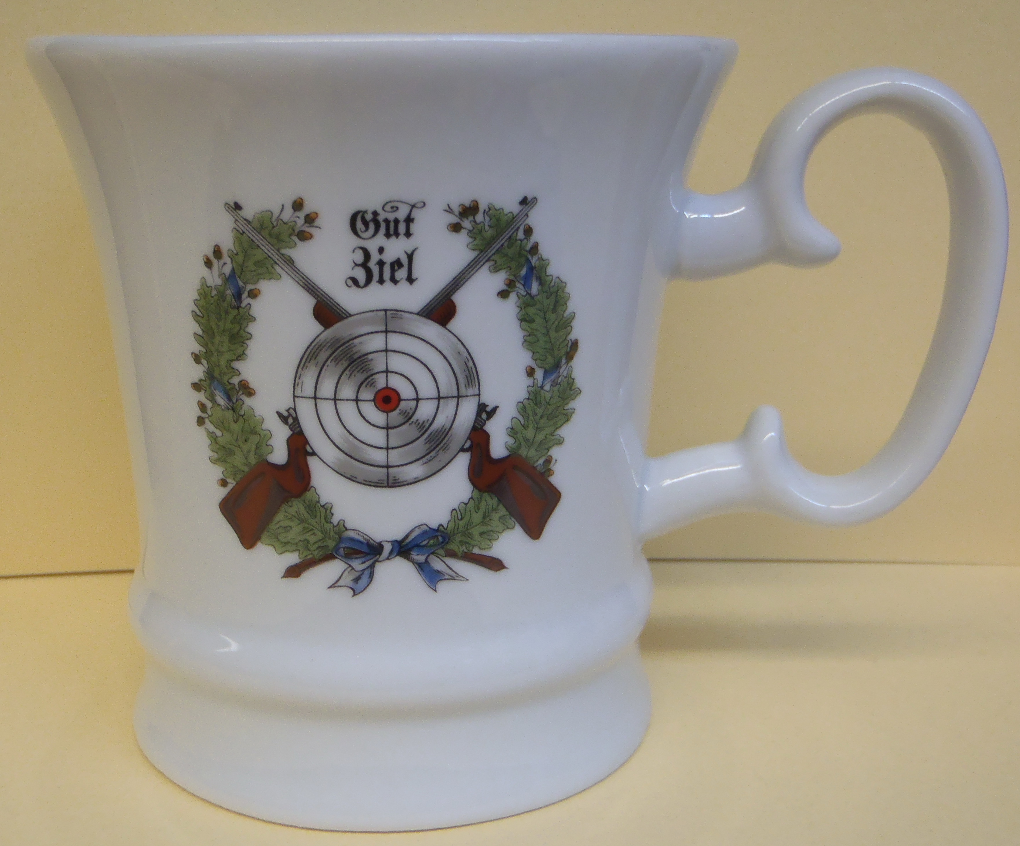 Kaffeehaferl "Gut Ziel!" Kaffeehaferl "Gut Schuss!"