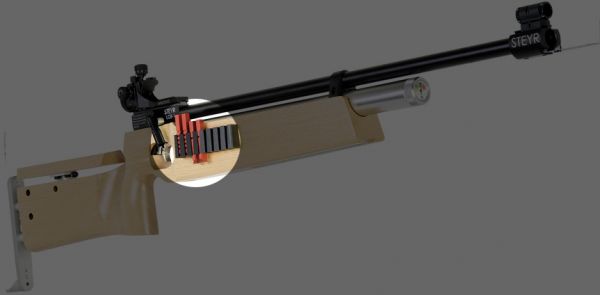 STEYR LGB 1 Biathlon 5-Schuss Magazin