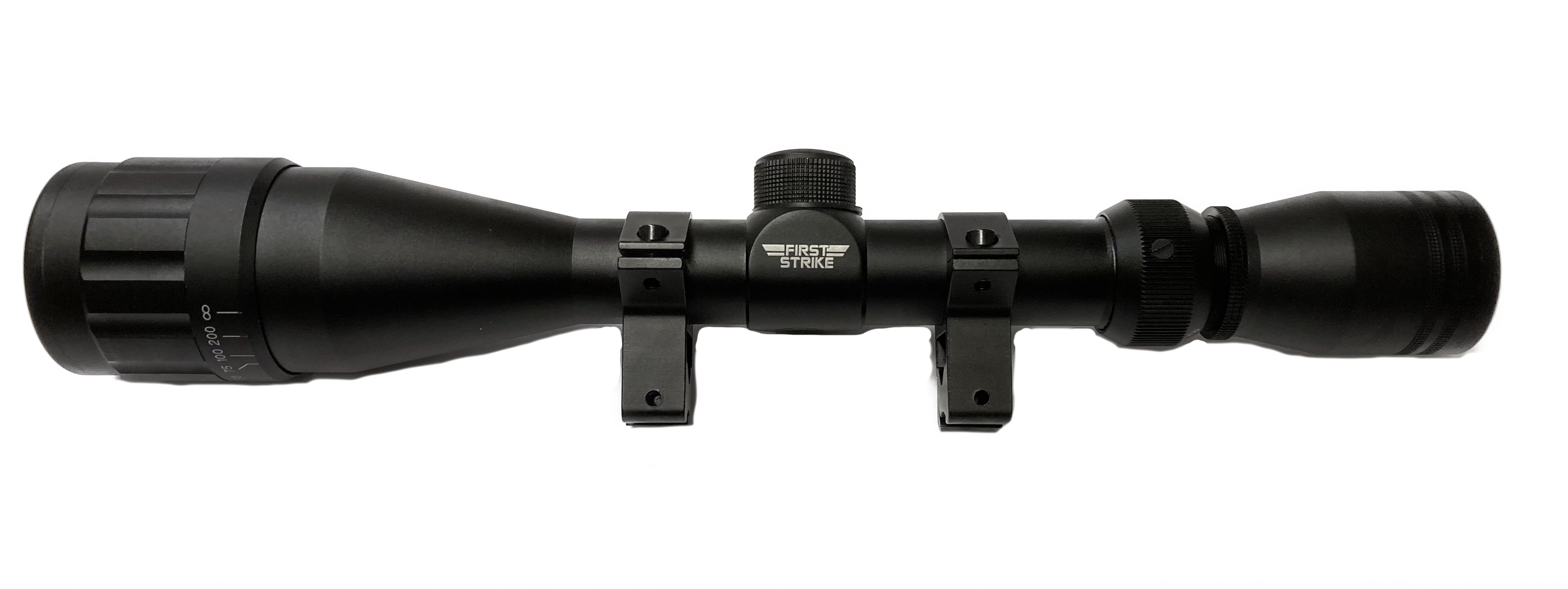 First Strike Zielfernrohr 4x32 mit mil. Absehen First Strike Zielfernrohr 4x32 mit mil. Absehen