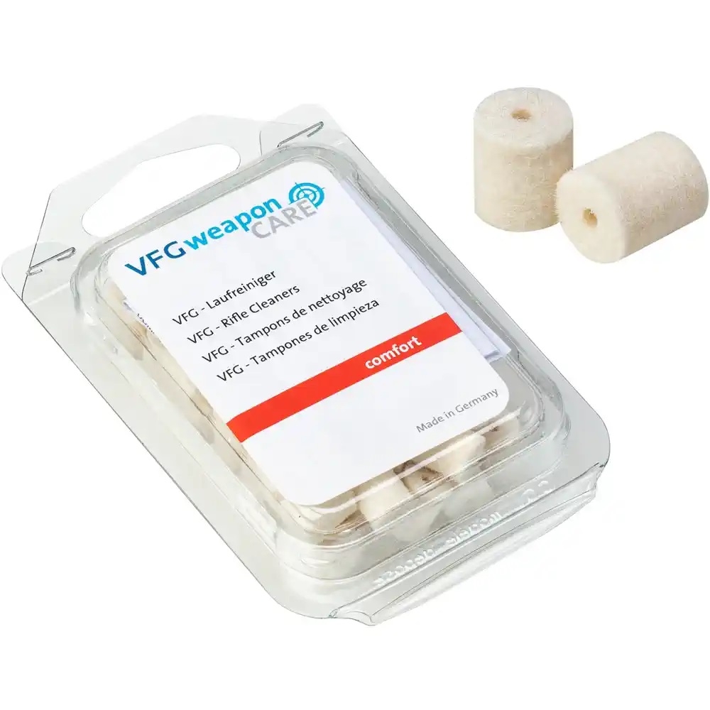 VFG .22 Laufreiniger (Filzpfropfen) 80 Stück VFG .22 Laufreiniger (Filzpfropfen) 80 Stück