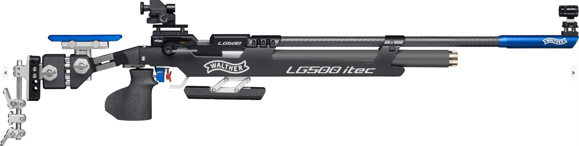Walther LG 500 itec Aufgelegt
