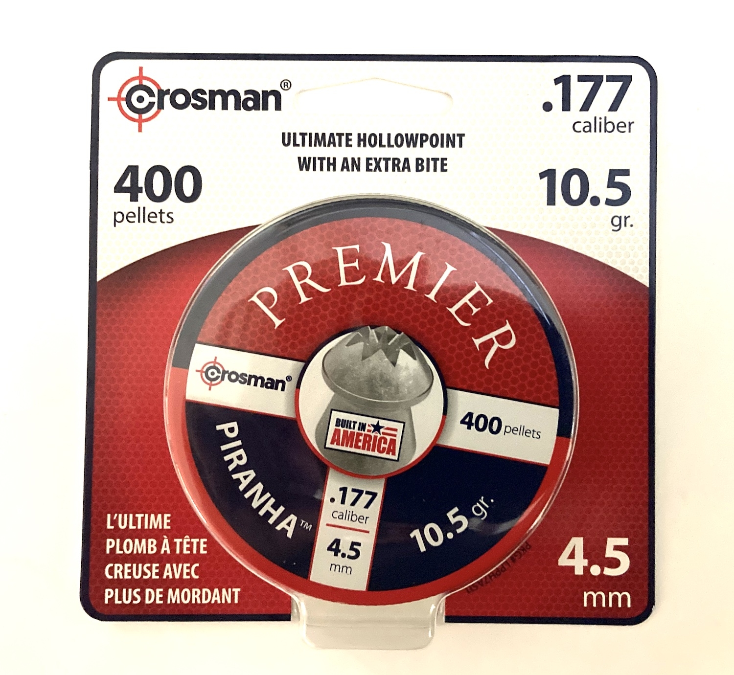 Crosman Piranha 4,5 mm Hohlspitz-Diabolo Crosman Piranha 4,5 mm Hohlspitz-Diabolo