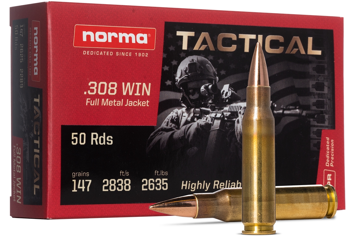 Norma .308 Win VM 147 gr. Tactical 50 Stück Norma .308 Win VM 147 gr. Tactical 50 Stück