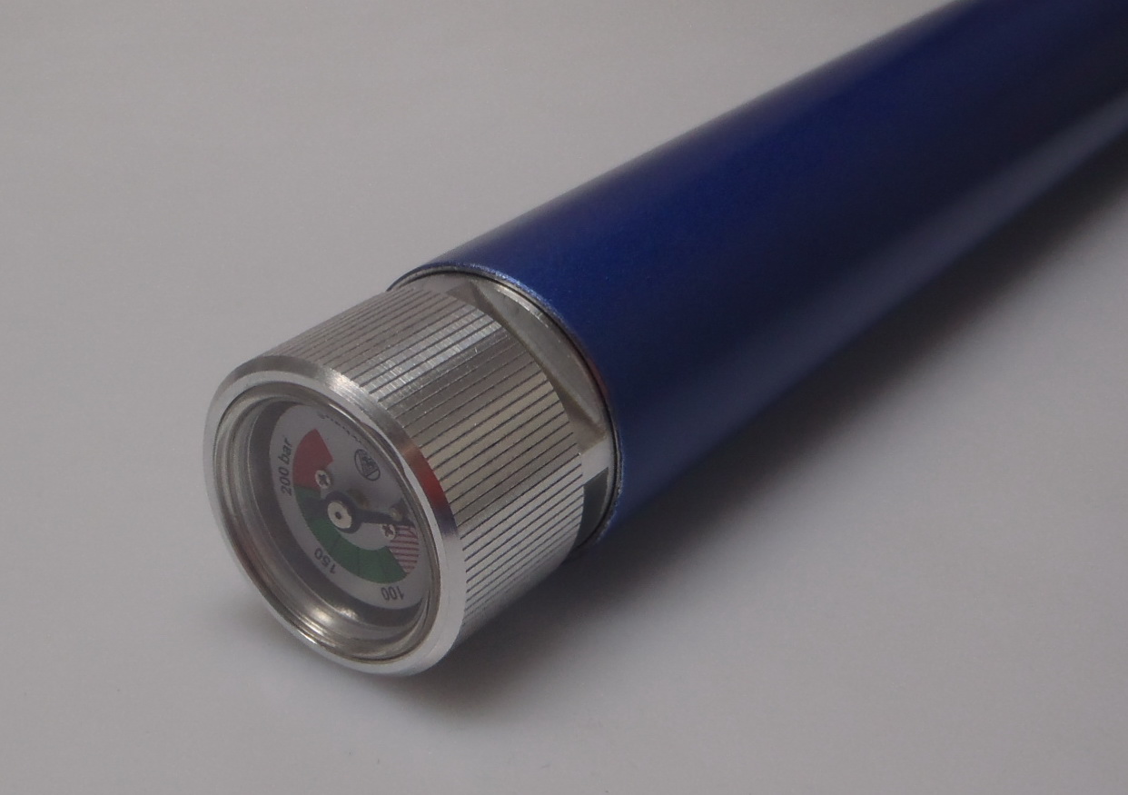 Feinwerkbau Presslufbehälter für Luftgewehre blau