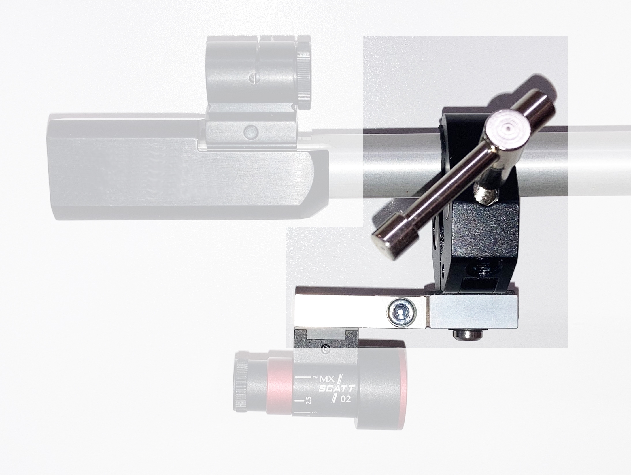 Scatt Universal-Halterung Gewehr und Pistole für Aufgelegtschießen Scatt Universal-Halterung Gewehr und Pistole für Aufgelegtschießen