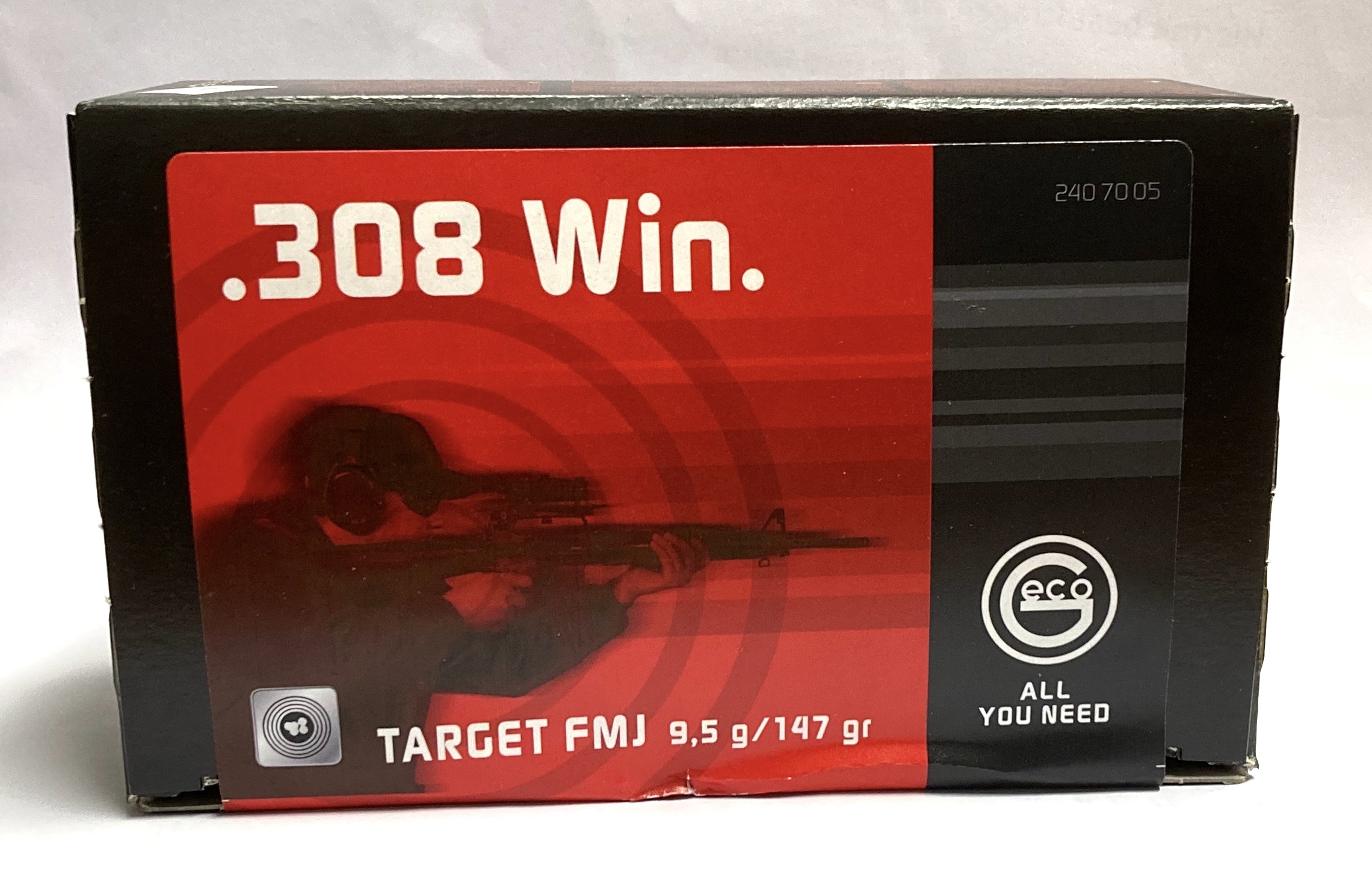 Geco .308 Win. Target FMJ 9,5 g 1.000 Stück Geco .308 Win. Target FMJ 9,5 g 1.000 Stück